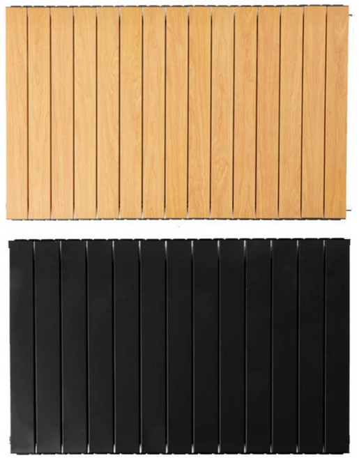 웨건상판 가벼운 초경량 왜건 캠핑 카트 롤링 덮개, 76x47cm 우드, 1개