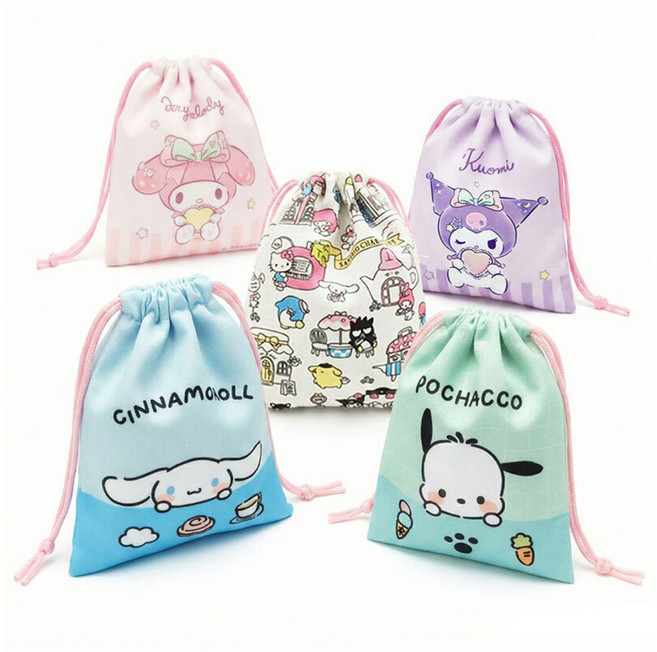 산리오 복조리 실내화 주머니