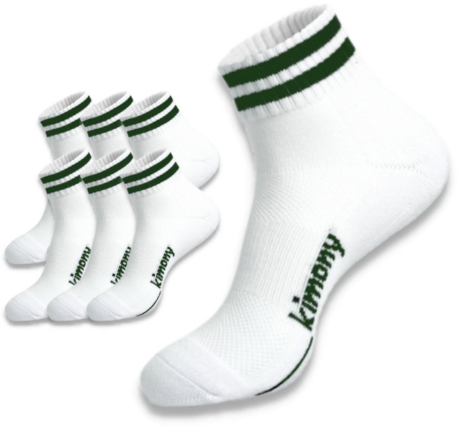 키모니 남성용 스포츠 중목 양말 KSS501, M3, 7개