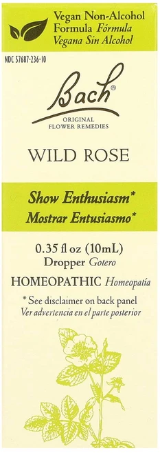 Bach Original 꽃 레미디즈 야생 장미 10ml(0.35fl oz), BachOriginal꽃레미디즈야생장미10ml035fl, 1개, 10ml - 쿠팡