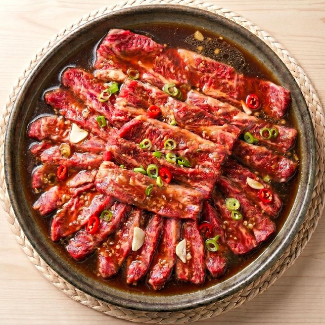 6위 - 진짜 황제 양념 소갈비살 구이, 2개, 1kg