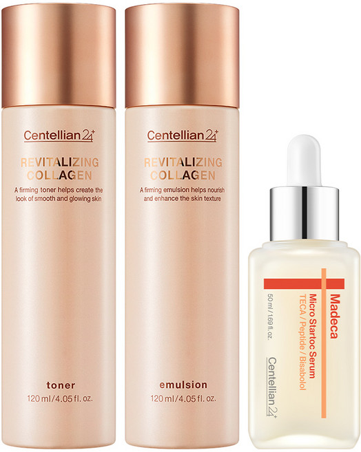 센텔리안24 (기초3종) 콜라겐 토너 120ml+에멀전 120ml+스타톡 세럼 50ml, 1세트
