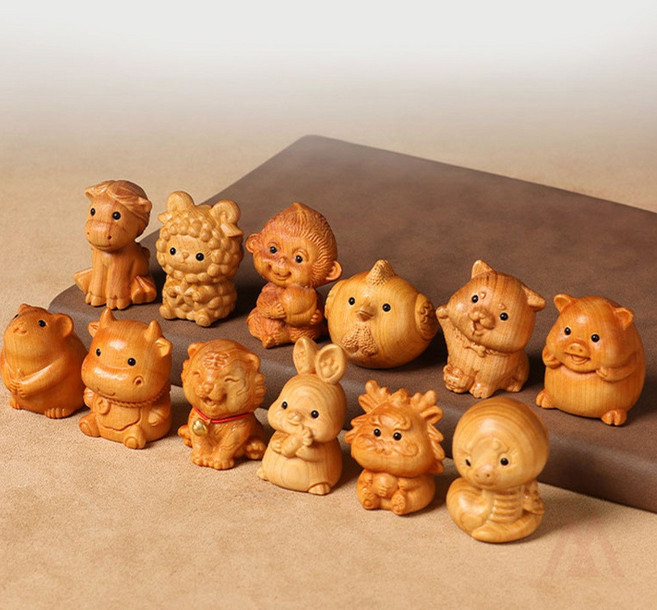 901M 십이간지 동물 열쇠고리 풍수용품 선물용 합격기원로또당첨, 닭, 1개