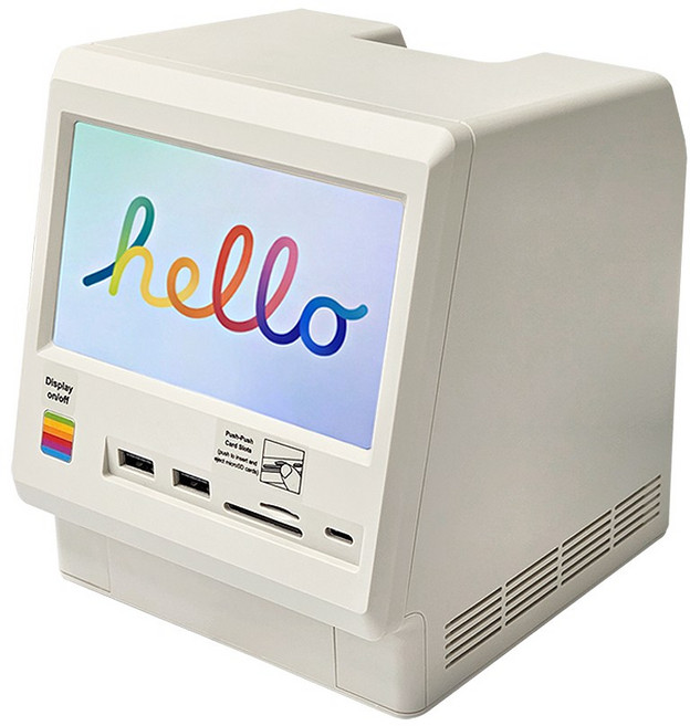 Wokyis M5 맥미니 도킹스테이션 올인원 허브 HD모니터 SSD 인클로저 / ED, 1개, 10Gbps 레트로 옐로우