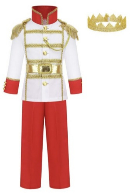 챠밍 프린스 어린이 왕자 코스튬 남아 할로윈 의상