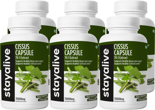 Stayalive 미국빠른직구 시서스 추출물 캡슐 70배 시저스 분말 70000mg에 해당하는 고농축 60베지 캡슐, 6개, 60정