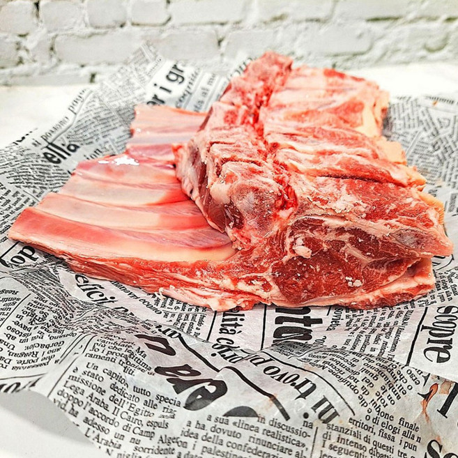 (배터짐) 캠핑가자 냉동 통 양뼈숄더랙 1kg+2소스 (일요일&당일발송), 1개, 1kg