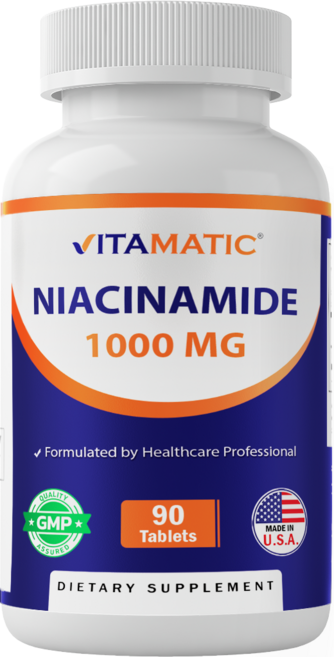 10위 - 비타민 나이아신아마이드 1000mg 90정, 1개, 90회분
