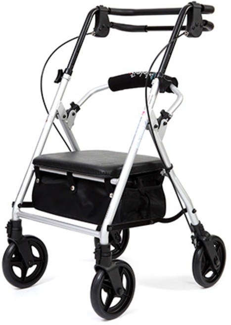 실버백세 성인용 보행보조기 블랙 DH-365, 1개