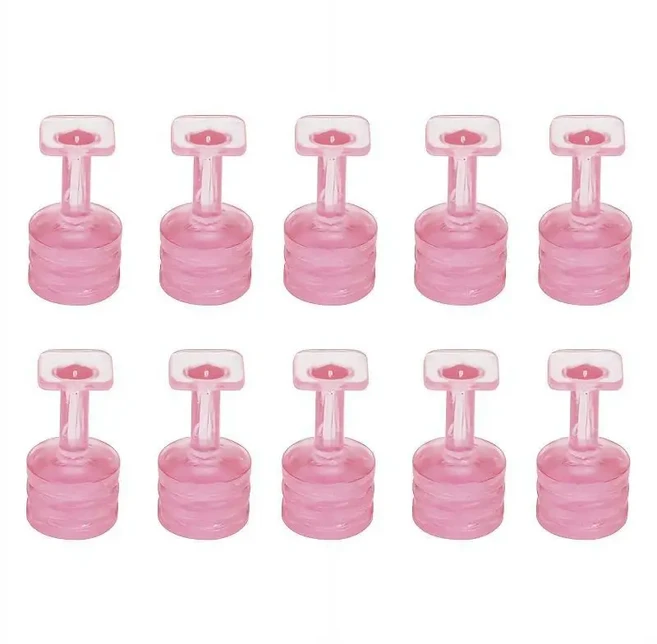 10개입 자동차 무도색 덴트 수리 접착 탭 자동차 유지보수 도구 차체 접착 탭 덴트 제거 도구, 04 Pink