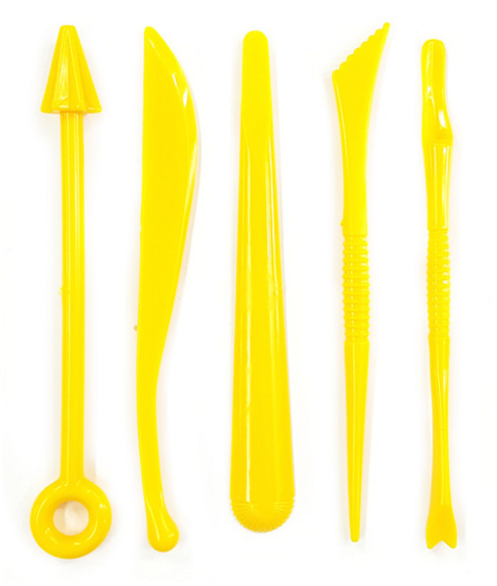 찰흙 클레이 일반용 5조 조각 도구 세트, 단품, 1개