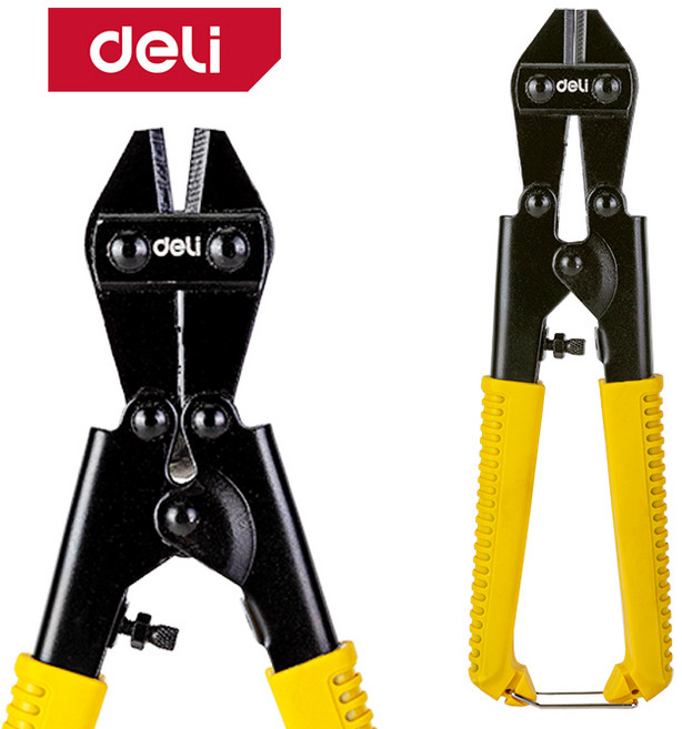 델리툴즈 소형 와이어 절단기 미니 커터기 철사 전선 자물쇠 8인치 캇타기 절단, 옐로우 절단기_8인치 (DL2685C), 1개, 옐로우 절단기_8인치 (DL2685C)