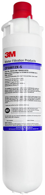 3M 정수기 CFS9812X-S용 리필필터, 1개