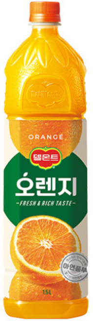 델몬트 오렌지 1.5Lx6펫, 1.5L, 6개