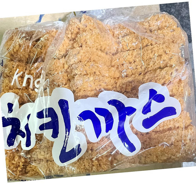 킹스 피카츄 치킨 까스 1kg 치킨 까스 냉동 어린이, 1개