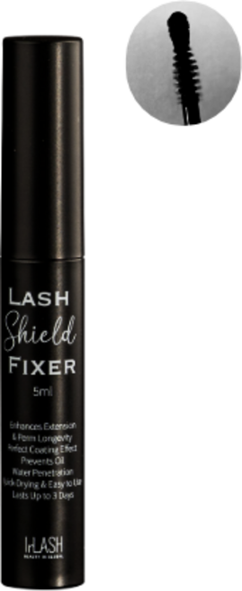 인래쉬 쉴드 방수 픽서 5ml 속눈썹 컬 고정, 1개, 블랙