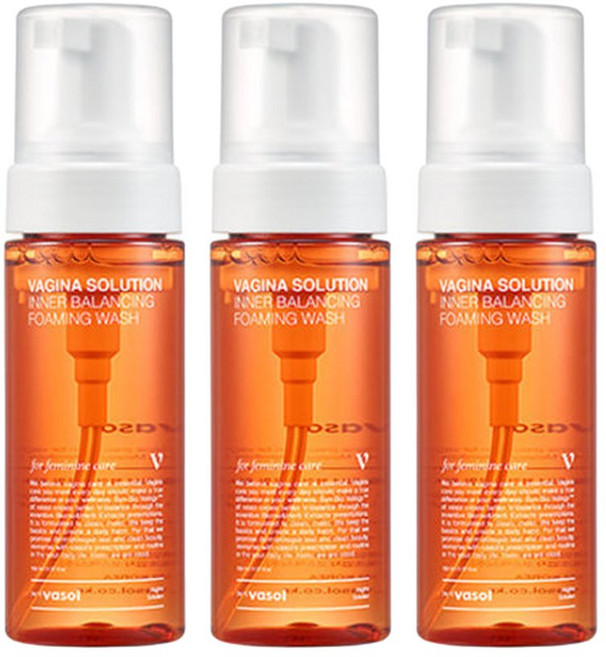 바솔 이너밸런싱 포밍워시 150ml3개(여성청결제), 3개, 150ml
