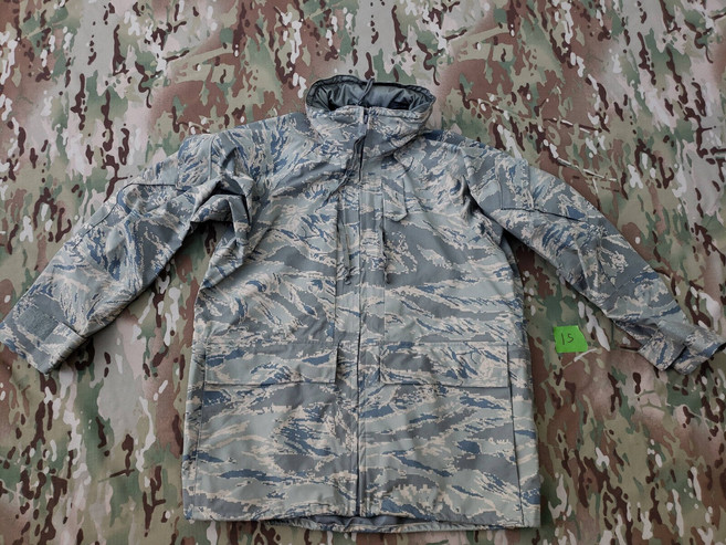 US MILITARY TEXTILE CONTRACTOR 새 제품 USGI ABU 공군 USAF 모자 APECS 고어텍스 파카 콜드 웨트 재킷 미디엄