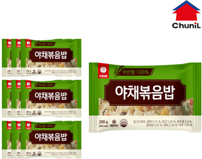 [자연맘스토리] 천일 야채 볶음밥 200g x 10개