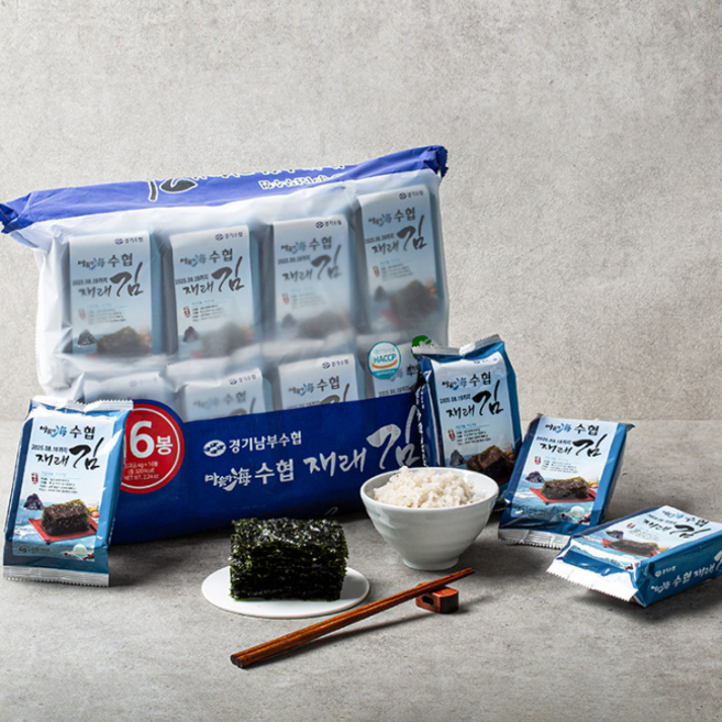 수협 조미김 재래 도시락김 16봉 32봉 마음다해, 32개, 4g