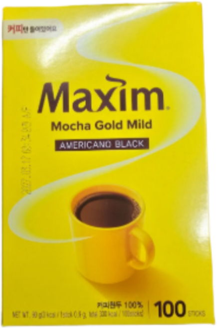 맥심 모카골드 마일드, 900mg, 100개입, 1개
