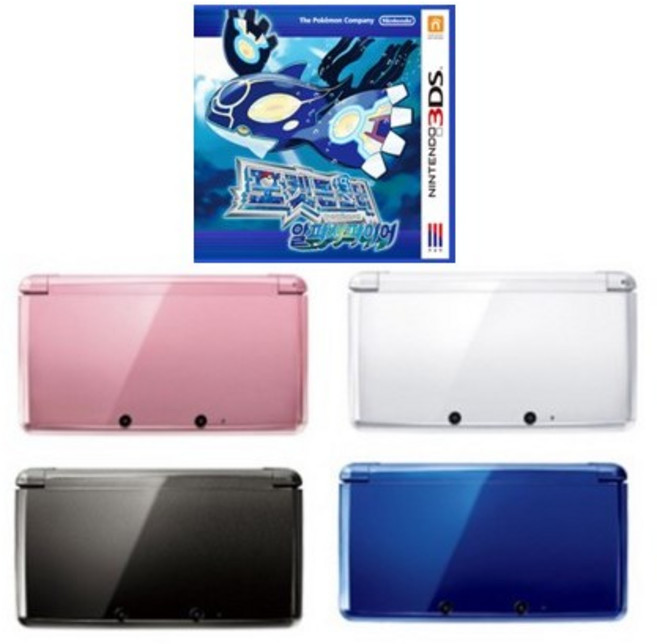 [중고][3DS] 닌텐도 3DS 포켓몬스터 알파사파이어 색상랜덤 작다수