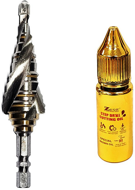 제스트 하이브리드 스텝드릴비트 코발트 스텐 스테인리스 SUS용 Z-HBT22S 4-22mm, 1개