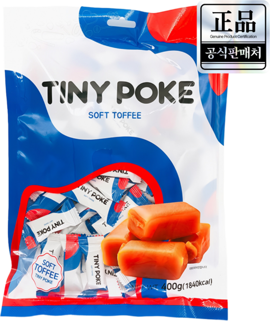 티니포크 고급 카라멜 사탕, 1개, 400g