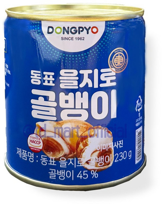 동표 을지로골뱅이, 6개, 230g
