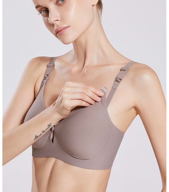 勿忘我內衣 前開扣哺乳內衣 薄杯無鋼圈孕婦內衣