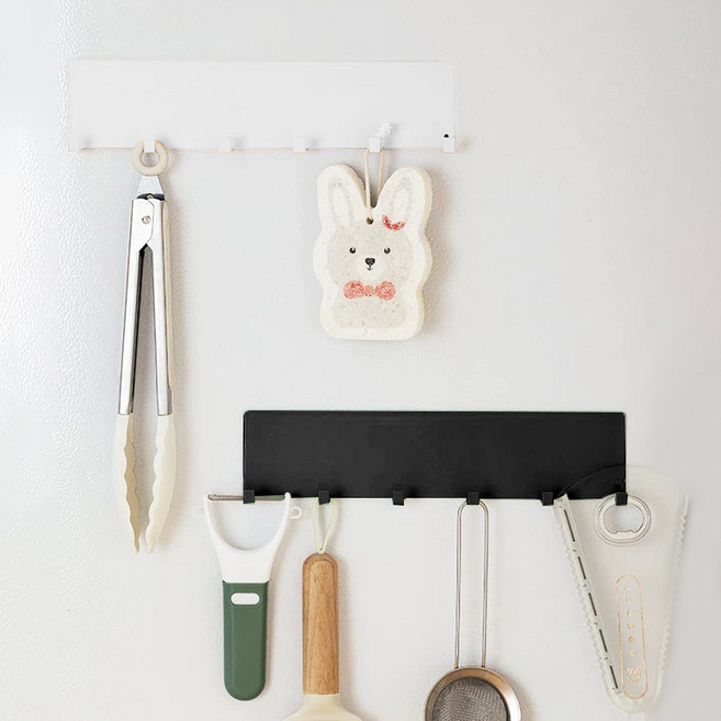 셀리빙 현관 냉장고 초강력 자석 고리 후크 25cm, 화이트, 1개