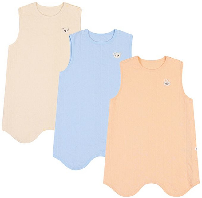 아가방 엘루수면조끼 IVORY BLUE L CORAL 01S757501