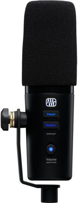팟캐스트 라이브 스트리밍을 위한 프리소누스 레벨레이터 USB 콘덴서 마이크 음성 효과와 스카이프 디스코드를 통한 게임 캐스팅 녹음 인터뷰를 루프백 믹서가 내장되어 있습니다, Revelator USB-C Dynamic Mic