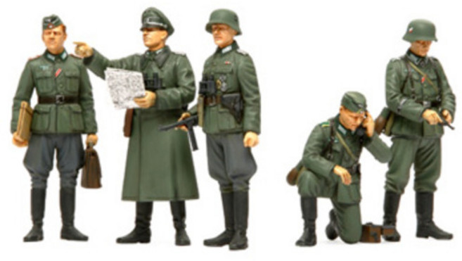 (35298) 타미야 1/35 독일 야전 지휘관 세트, 1개
