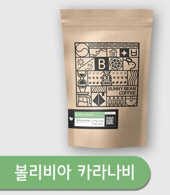 볼리비아 카라나비 100g, 분쇄 안함, 홀빈(분쇄안함), 1