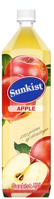썬키스트 사과주스, 1.5L, 2개