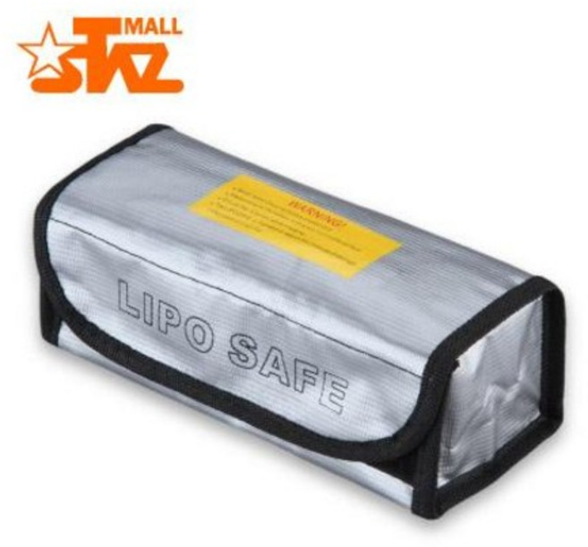 리포가드 큐브형 기내용 보조배터리 안전 보관 파우치 | 화재 방지 내열 가방 | 항공기 기내 반입 가능 보리포가드 배터리 안전보관함 RC 드론 헬리캠 카메라 배터리보관, 1개