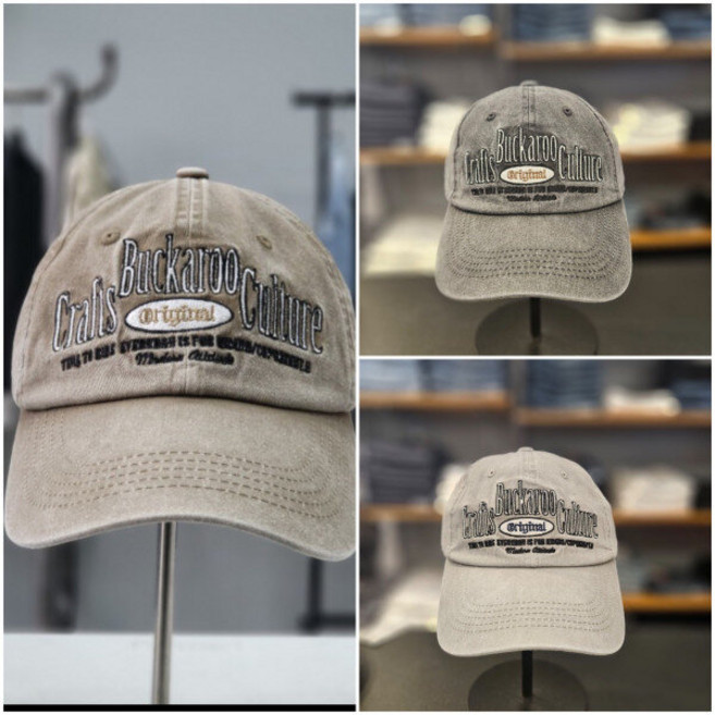 버커루 공용 레터 볼캡 모자_US