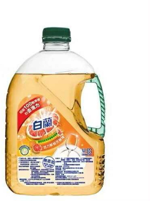 白蘭 動力配方 洗碗精, 1個, 白蘭 動力配方 洗碗精 2.8kg 鮮柚