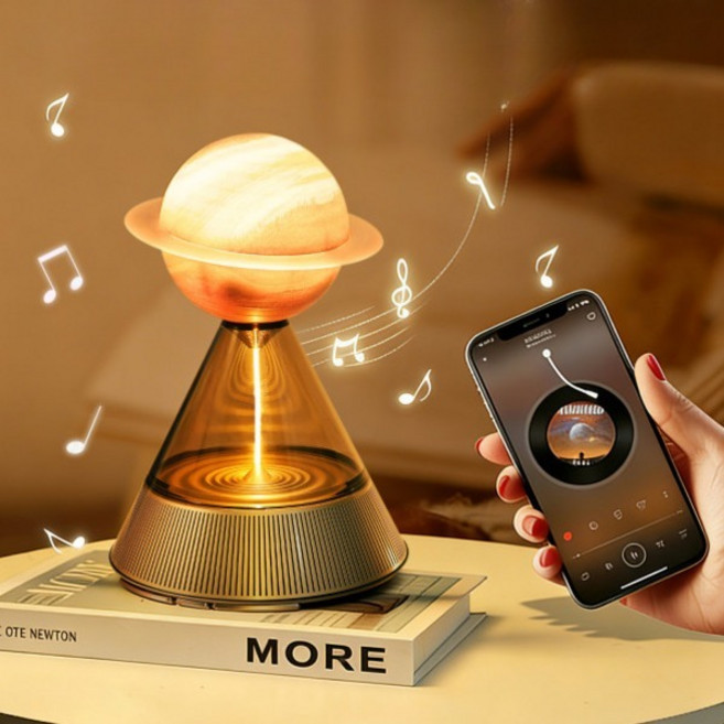 모던 아로마테라피 스피커 무드등 행성 침실 조명, 별 구체 음향+야간등