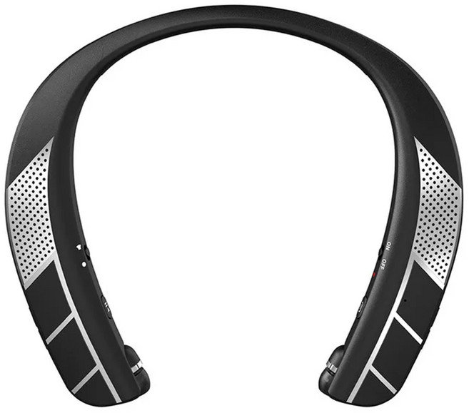 넥밴드 블루투스 이어폰 스피커 겸용 무선 헤드셋 운동 게임용 9D 입체음향 대용량 배터리 경량 목걸이형 스포츠 러닝 헬스 사이클 등산 캠핑 야외활동 핸즈프리 통화, 체코, LZ-6 Silver