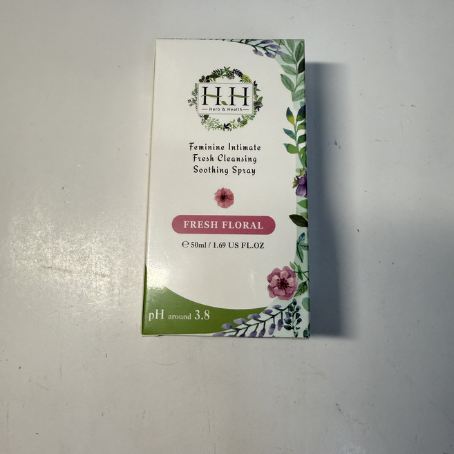 HH 私密潔淨舒緩噴霧 清新花香 50ml 植萃弱酸配方 女性私密肌清潔保養 涼感舒適, 1件