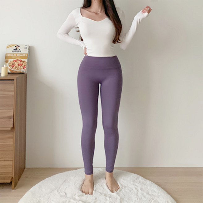 데일리유 여성용 밴딩 하이웨스트 헬스 요가 필라테스 레깅스