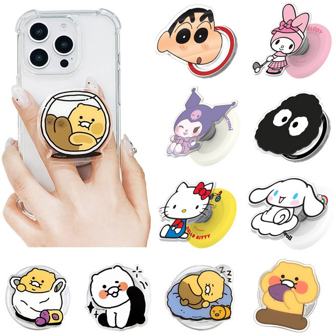 YZ 맥세이프 스마트톡 캐릭터 산리오 스누피 짱구 카카오 정품, 22) 짱구는 못말려 부리부리몬, 1개