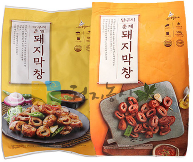 달구지막창 초벌돼지막창 500g+훈제돼지막창 500g / 달구지푸드, 1개