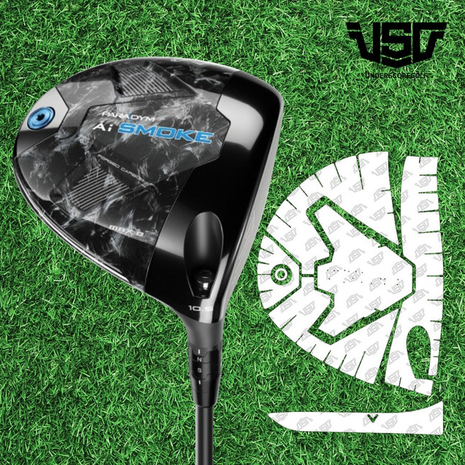 캘러웨이 AI SMOKE MAX D 드라이버 호환 골프채 보호필름, 9도, 풀세트(오른손잡이용), 유광