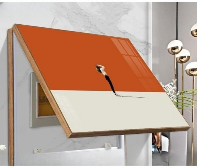 분전함가리개 그림 커버 차단기 월패드 가리개 인터폰 박스 50cm x 40cm, 화이트, A