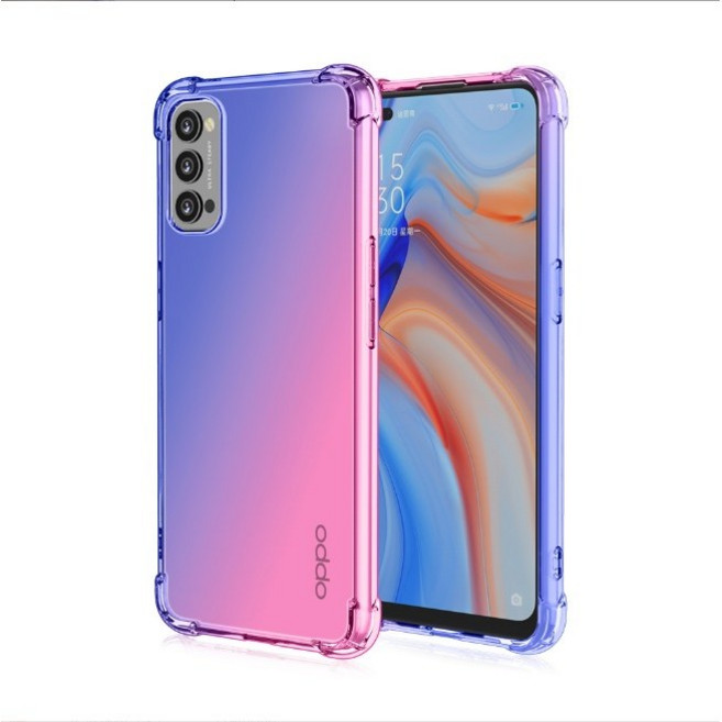 漸層雙色手機防摔殼 適用於 OPPO A54 / A74