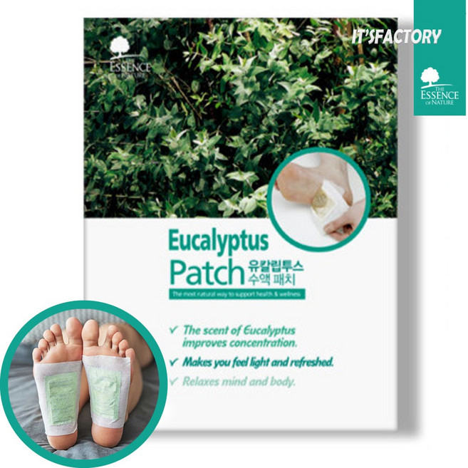 에센스네이처 유칼립투스 수액패치 30매입 발바닥 발패치 시트, 30매