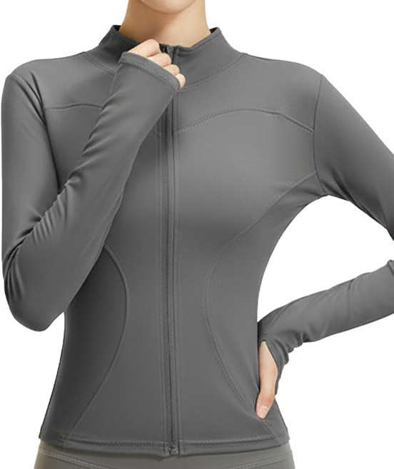 민트스쿨 슬림핏 쫀쫀 스포츠 집업 요가 필라테스 헬스 러닝 스포츠웨어